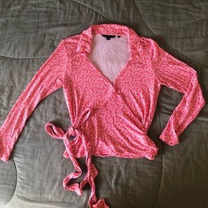 Boden wrap long sleeves shirt size 12